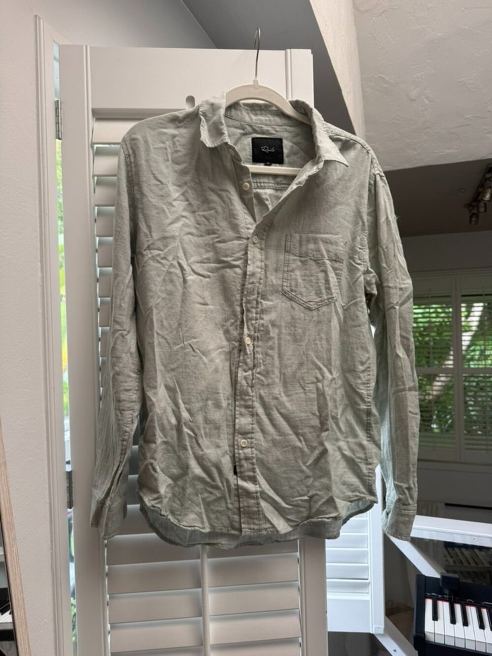 Men's Rails Button Down Sage - Picture 1 of 4